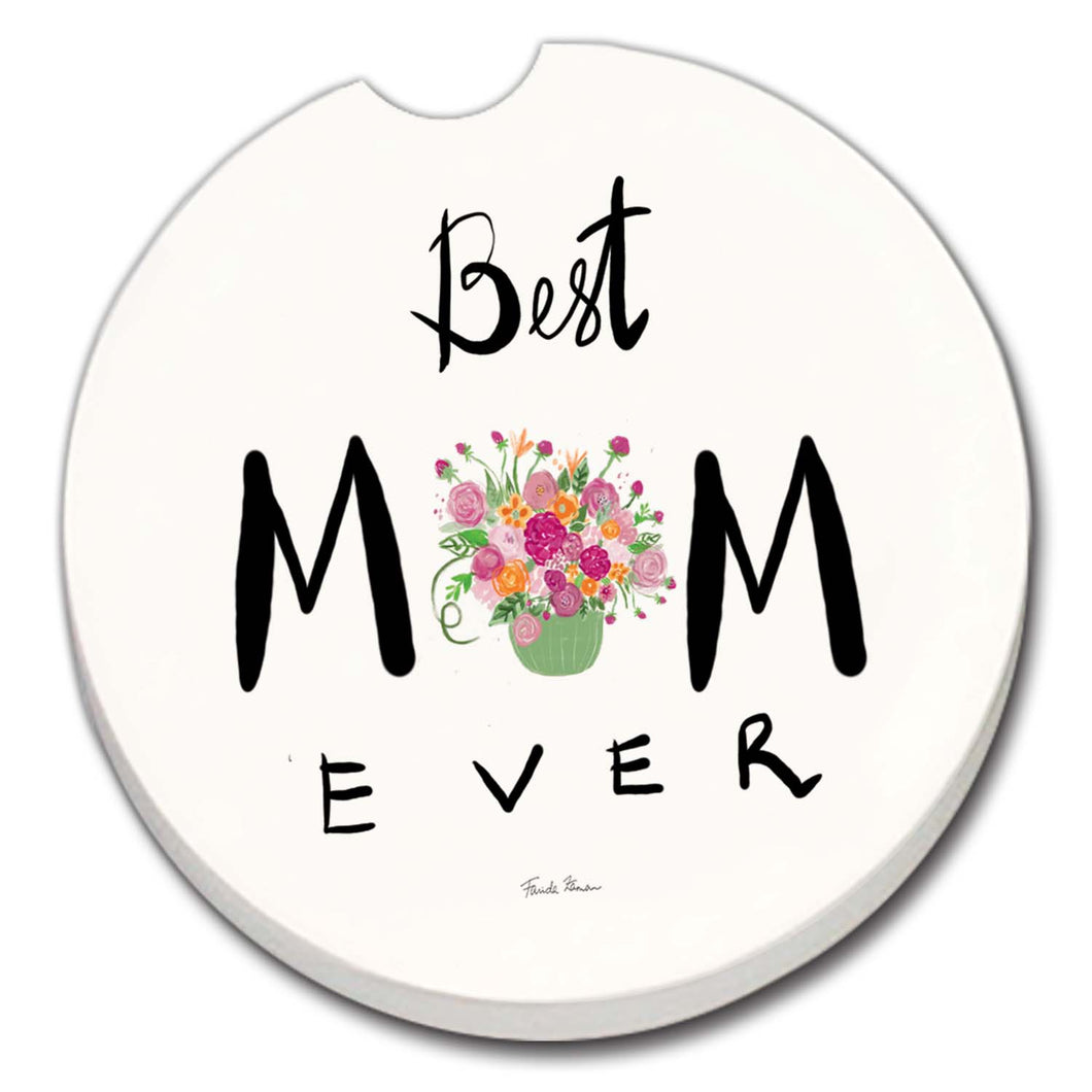 Best Mom Ever Bulk Absorbent Stone Car Coaster