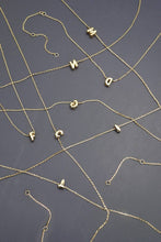 MINI PERSONALIZED INITIAL 3D BUBBLE LETTER NECKLACE