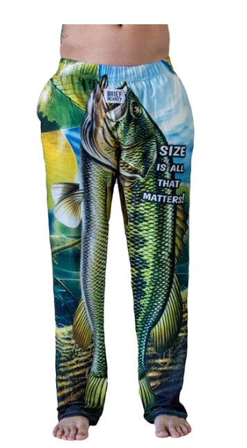 Big Fish Size Matters Pajama Pants  by Brief Insanity