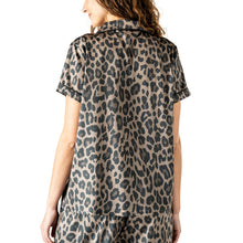 The Cat's Meow Satin Pajama Top